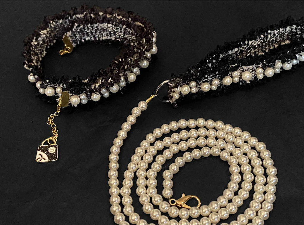 Luxurious Tweed Collar