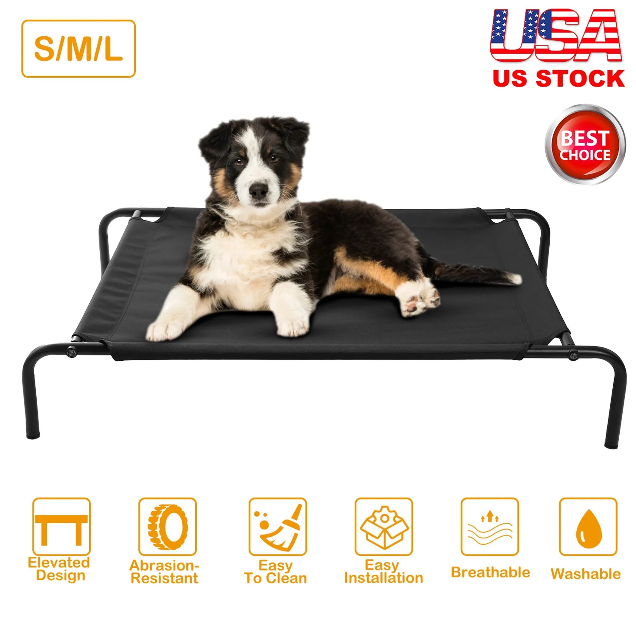 Elevated Pet Bed Dogs Cot Dogs Cats Cool Bed