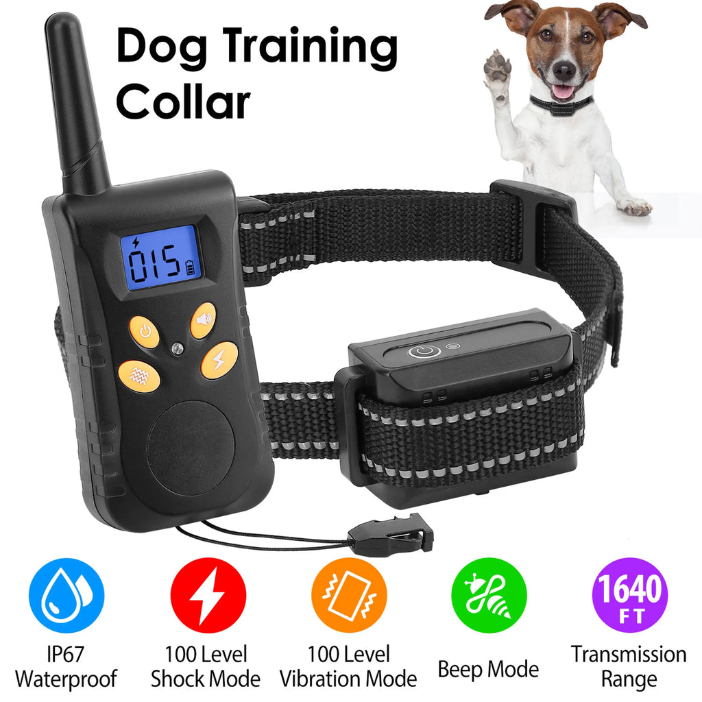 Dog Training Collar IPX7 Waterproof Pet Beep