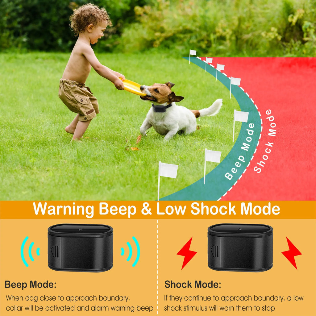 Electric Dog Fence System Pet Tone Shock